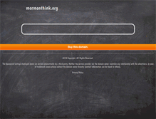 Tablet Screenshot of mormonthink.org
