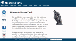 Desktop Screenshot of mormonthink.com