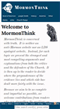 Mobile Screenshot of mormonthink.com